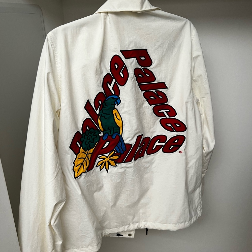 PALACE White Jacket with Colorful Logo